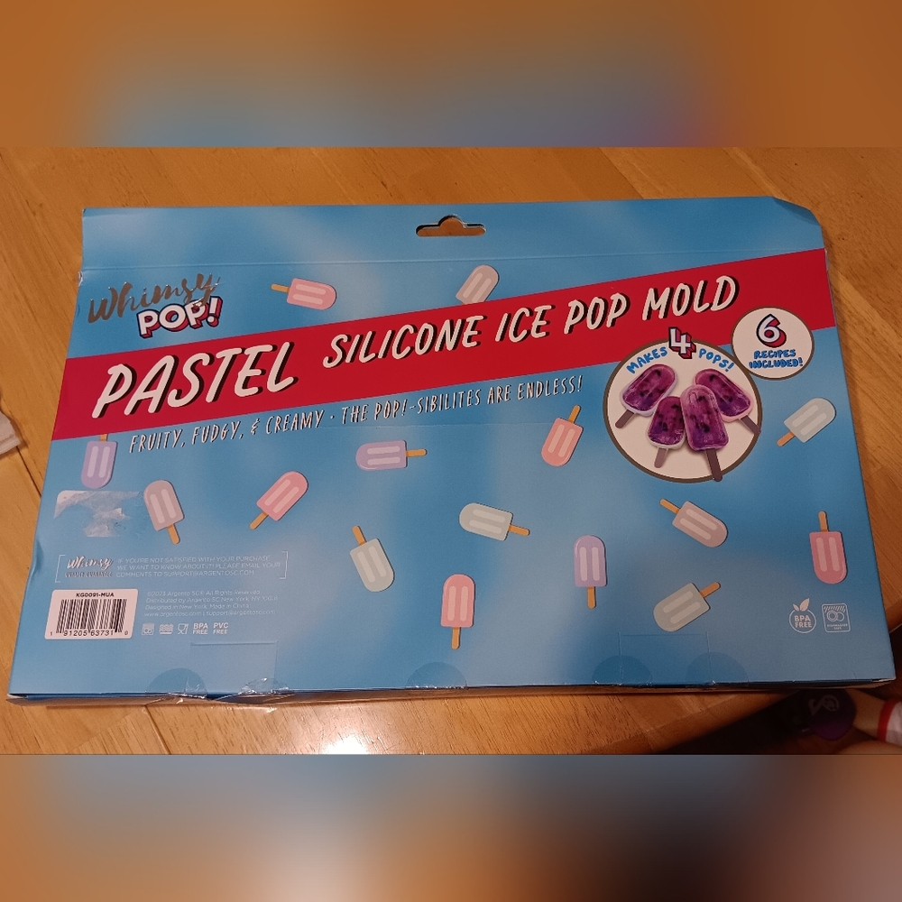 Ombre Silicone Ice Pop Molds NWT - Picture 2 of 3